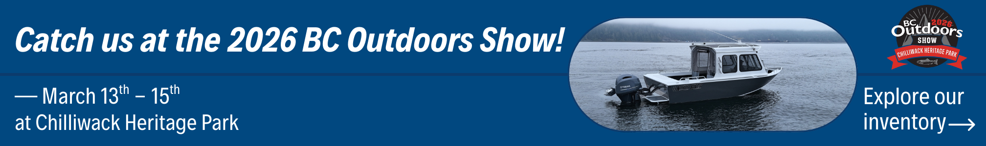 Catch us at the 2026 BC Outdoors Show!